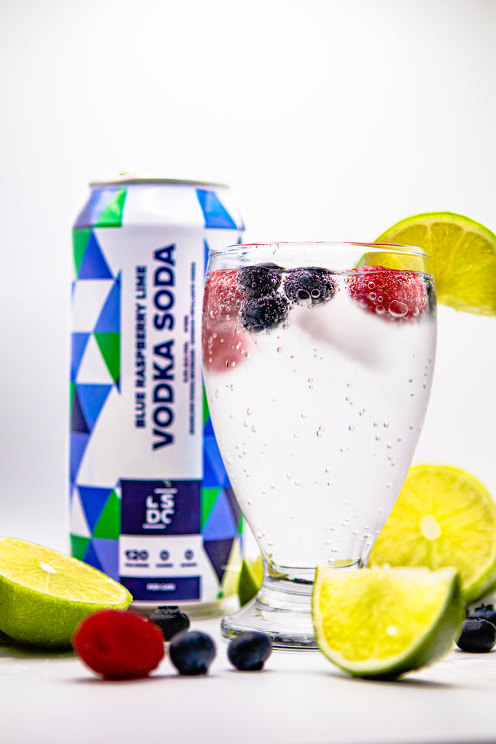 Vodka Soda Blue Raspberry Lime