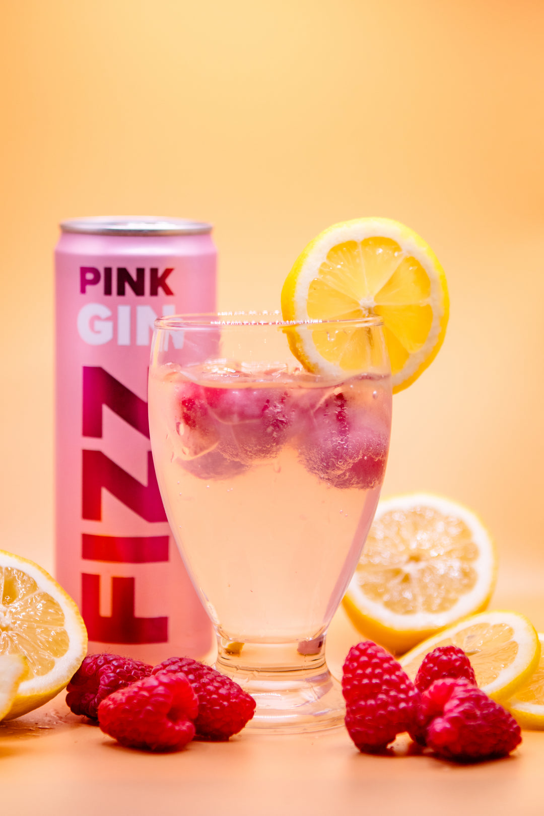 Pink Gin Fizz