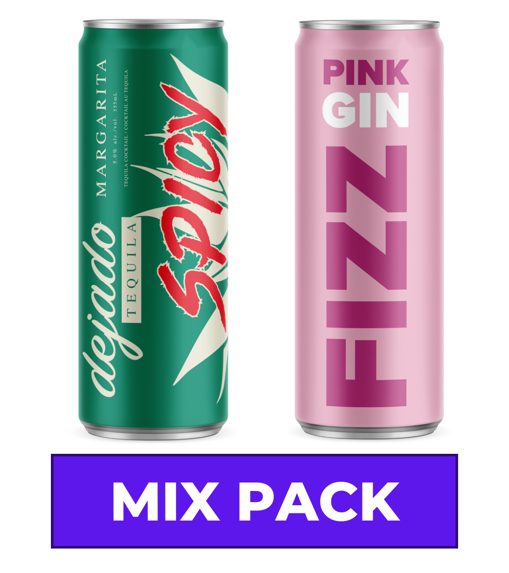 Spicy Margarita & Gin Fizz Mix Pack