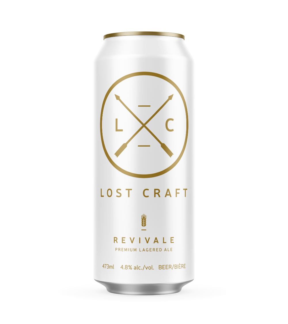 Lost Craft Brewery's Revivale is a premium, all natural lagered ale, small batch brewed in Toronto inspired by a specialty beer style from Cologne, Germany. 